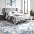 thumbnail image 2 of Living Room Area Rugs - x Abstract Large Soft Indoor Washable Rug Neutral Modern Low Pile Carpet for Bedroom Dining Room Farmhouse Home Office -, 2 of 9