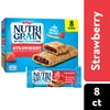 Kellogg's Nutri-Grain Strawberry Chewy Soft Baked Breakfast Bars, Ready-to-Eat, Kids Snacks, 10.4 oz, 8 Count