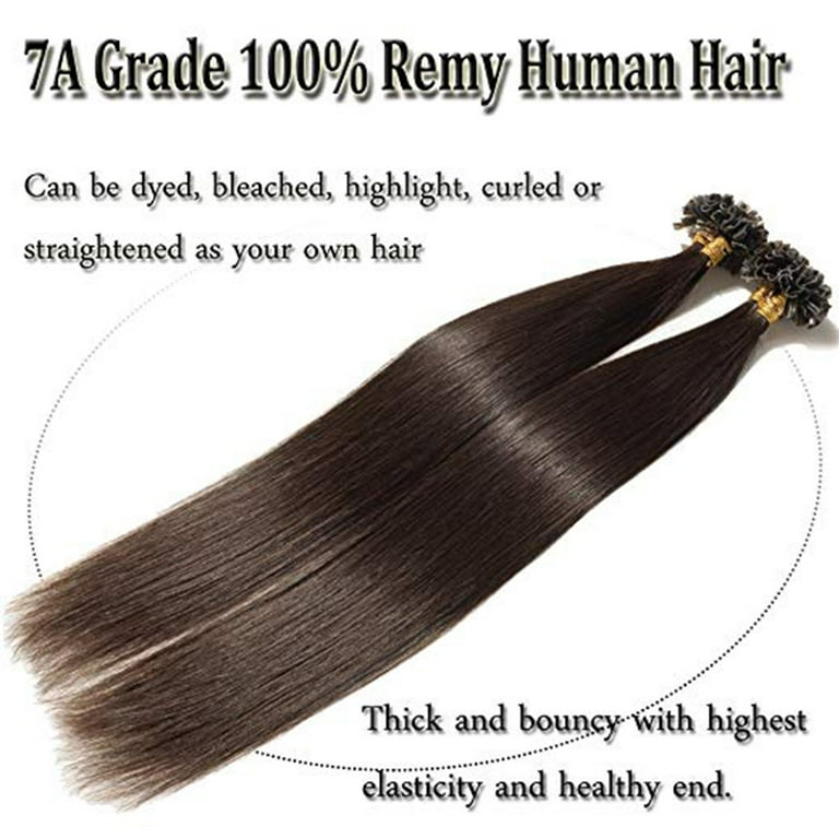 I tip hair extensions top human hair 100 s