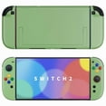 thumbnail image 2 of eXtremeRate DIY Replacement Shell Buttons for Nintendo Switch 2, Custom Console Rear Back Platefor Joycon 4 - Essence Version - Matcha Green, 2 of 13