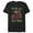 Black, variant on Men's Alice in Wonderland Rainbow Cheshire Graphic Tee Black Medium