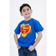 thumbnail image 2 of DC Comics Justice League Superman T-Shirt Logo Toddler to Big Kid, 2 of 5