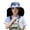 Black, variant on Kids Solar Fan Hat Wide Brim Lightweight Adjustable Sun Cap for Outdoor Adventures Boys Girls Size:One Size