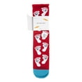 thumbnail image 4 of MeMoi Back On Your Feet Greeting Card Sock | Hospital Socks MeMoi One Size / Red, 4 of 5