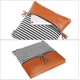 thumbnail image 3 of Bolso bandolera ligero de piel sintética de lona mediana con borla para mujer, 3 of 5