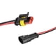 thumbnail image 1 of Conector Impermeable Uxcell Conector Eléctrico Rápido de 2 Pines Macho hembra 0.75mm2 con cable de 100mm de largo 5 juegos, 1 of 5
