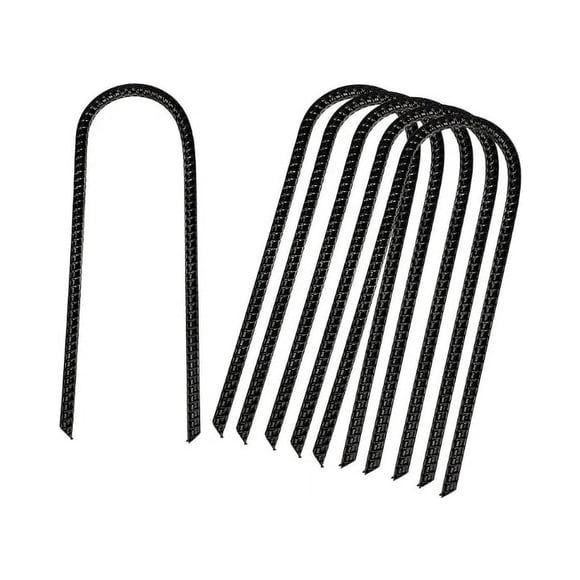 Jinsinto Ground Heavy Duty Rebar Stakes Tent Nails Galvanized Steel Anchor Hooks, Garden Stakes for Camping Tents Nail Trampoline Shelters Canopies Animal Set 6 Pieces