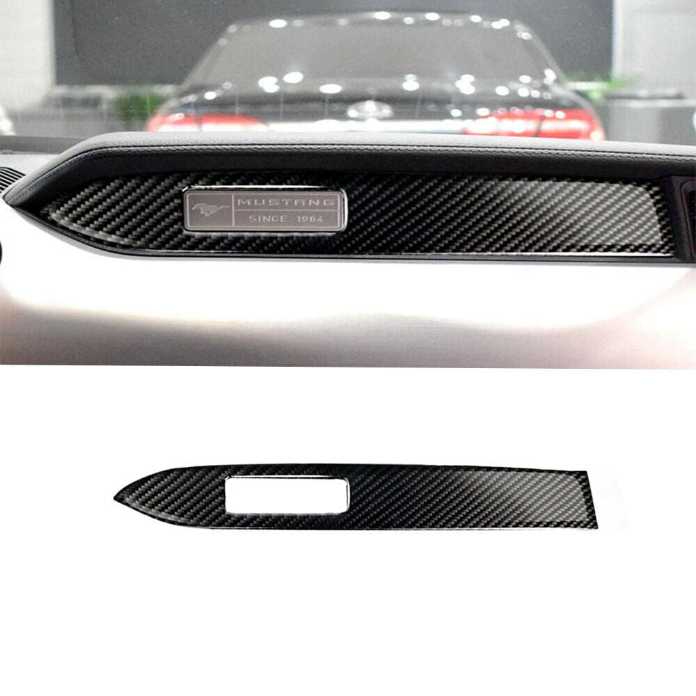 Vehicle Auto Car Carbon Fiber Stickers Graphics Decal For Ford Mustang 2015-2017