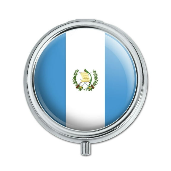 Guatemala National Country Flag Pill Box