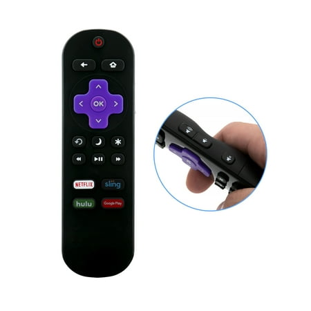 New Remote Control for INSIGNIA SMART ROKU LED HDTV TV NS-RCRUS-17 NS50DR710NA17 (Best Universal Remote App For Insignia Tv)