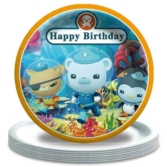 The Octonauts Birthday Decorations Plates Party Supplies Tableware Disposable Dinnerware