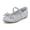 Silver Glitter, variant on Kushyshoo Silver Girl's Bow Mary Jane Dress Shoes Ballet Princess Flats with Rhinestone Strap 13M