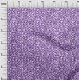 thumbnail image 3 of oneOone Polyester Spandex Purple Fabric Floral Abstract Sewing Material Print Fabric By The Yard 56 Inch Wide, 3 of 4