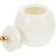 thumbnail image 4 of Ceramic Tea Jar for Storage White with Lid Suitable for Loose Tea Candy Coffee Beans Sugar 6.3 Inches, 4 of 4