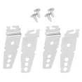 thumbnail image 1 of RENACLIPY 4Pcs Dishwasher Anchor Bracket Metal Silver Secure Dishwasher Kitchen Use, 1 of 8