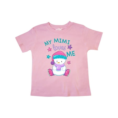 

Inktastic My Mimi Loves Me- cute snow baby Gift Toddler Boy or Toddler Girl T-Shirt