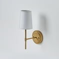 thumbnail image 4 of Better Homes & Gardens Energy Efficient LED Burnished Brass Indoor Wall Sconce, 4 of 9