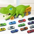 thumbnail image 4 of Esaierr Boys Dinosaur Devouring Car Toys for 3+Year Old Toddler Kids,Boys Kids Gifts,Alloy Car Toys,Scooter Transportation Set Small Sports Car Toys, 4 of 5