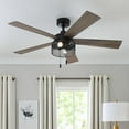thumbnail image 3 of Better Homes & Gardens Transitional 52" Black Ceiling Fan, 5 Reversible Blades, LED Light Kit, Reverse Airflow, 3 of 16