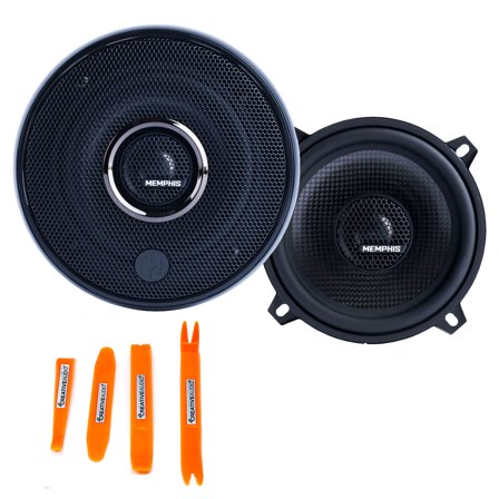 Memphis Audio 15-MCX5 5.25" Coaxial Speakers With In-line Crossover - Pair   Creative Pry Tool Kit