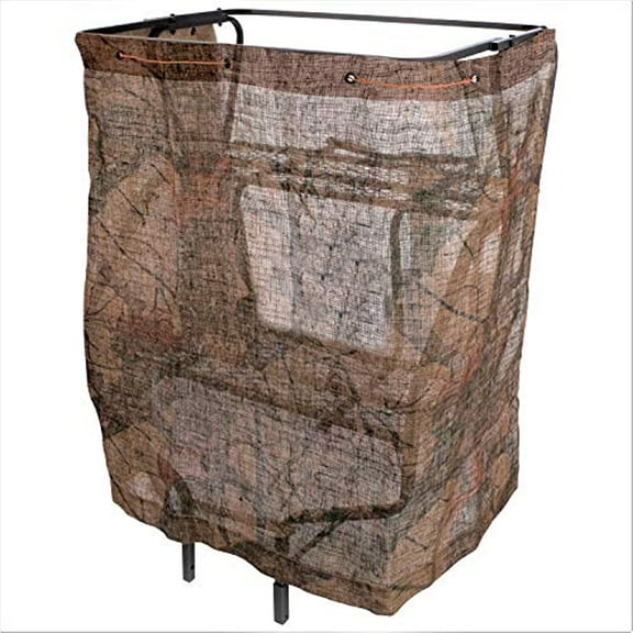 Vanish Quick Set Treestand Blind Rig by Allen Company, 50" x 96", Mossy Oak Break-up Country