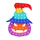 thumbnail image 2 of Presione Bubble Halloween Rainbow Pumpkin Toy Juguetes Educativos Autismo Necesidades Especiales Stress Reliever Silicona Descompresión Juguetes Grandes Regalos Para Niños Methold HA038422-00, 2 of 6
