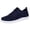 Dark Blue, variant on CAIXAI Wide Walking Shoes for Women Orthopedic Dress Sneakers Women Comfortable Mesh Knitted Women's Fashion Sneakers on Arch Support Mary Jane Flats Women Hands Free Walking Tennis Shoes