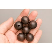 Brown Wood Beads Round 20mm Sold Per Pkg Of 30 Beads