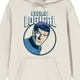 thumbnail image 2 of Star Trek The Original Series Captain Spock Logical Men's Sand Graphic Hoodie-XXL, 2 of 4