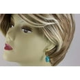 thumbnail image 2 of 14k Gold Filled Sky Blue Simulated London Topaz Earrings Briolette Faceted Teardrop Classic Simple Drops Spyglass Designs, 2 of 5