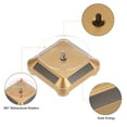 thumbnail image 4 of Solar Display Stand Turntable 360 Rotating Double Use ABS, Gold Tone, 2 Pieces, 4 of 6