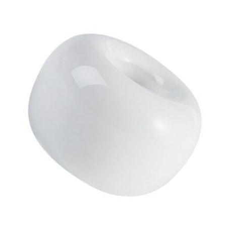 Homoyoyo White Ceramic Toothbrush Holder Stand Space Saving Bathroom Organizer for Toothbrushes and Toothpaste