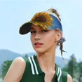 thumbnail image 6 of Balery Sky Golden Sunflower Field Sport Wear Athletic Visor Sun Sports Visor Hat Visor Adjustable Cap for Women and Men (One Size), 6 of 7