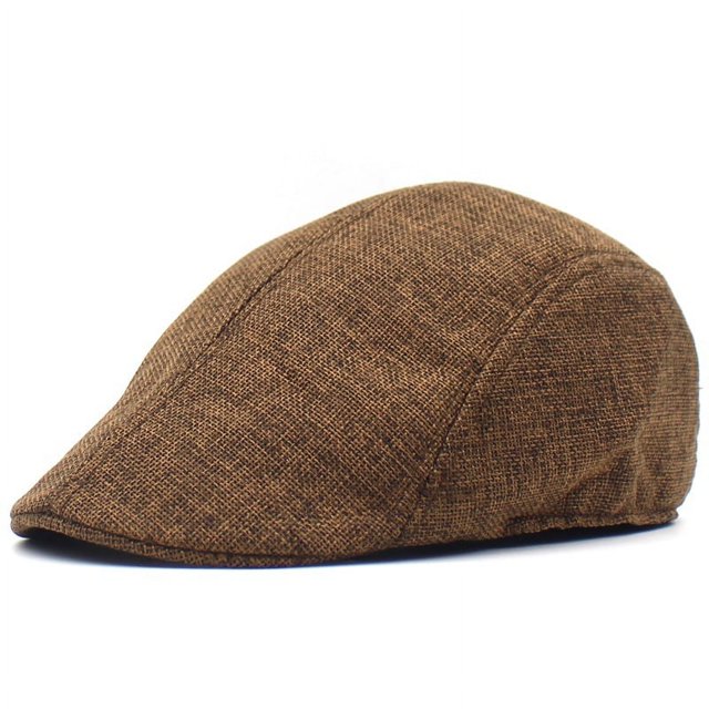 Boina de malla para hombre y mujer, gorra vintage de verano, transpirable, para exteriores, gorra para el sol, gorra para hombre mayor