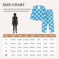 thumbnail image 4 of Balery Cute Polar Bear Conjunto de Pijama con Estampado para Mujer, Conjunto de Dos Piezas con Manga Larga, Ropa de Dormir Suave con Bolsillos, Pijamas Cómodos-X-Large, 4 of 7