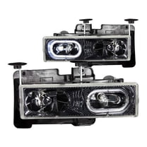 Headlight Set - Compatible with 1988 - 1998 Chevy C1500 1989 1990 1991 1992 1993 1994 1995 1996 1997
