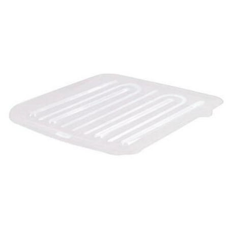 

Rubbermaid 15.3 in. L X 14.3 in. W X 1.3 in. H Clear Plastic Dish Drainer