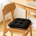 thumbnail image 5 of Yhmxh Tufted Corduroy Chair Cushion with Ties, 17.32"x16.14" Thickened Non-Slip Seat Pad for Dining Chair, Kitchen, Office, Patio, Soft Plush Chair Pillow for Home Decor, Multiple Colors Available, 5 of 6