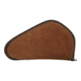 thumbnail image 3 of Allen Company 13" Suede Handgun Gun Case, Rust, Leather, Model 86-13, 3 of 7
