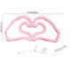 thumbnail image 3 of Lámparas De Plástico Luz de neón LED roja en forma de corazón para decoración del Día de San Valentín (1 unidad) JASKFLY, 3 of 9
