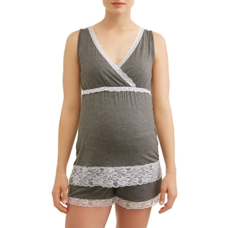 Nurture by Lamaze Maternity nursing sleeveless top and short