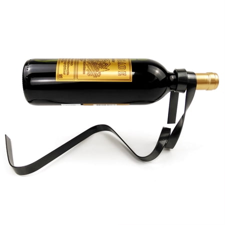 GOOHOCHY Iron Wine Rack 1 Piece Compact 15.7 x 5.9 x 5.1 Inch Bottle Holder