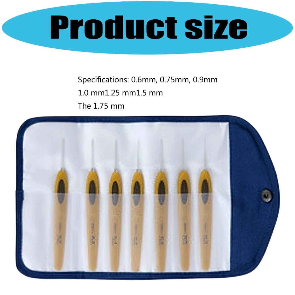 PatungKu Aluminum Crochet Hook Set Various Size Comfortable Lace Projects Crafting