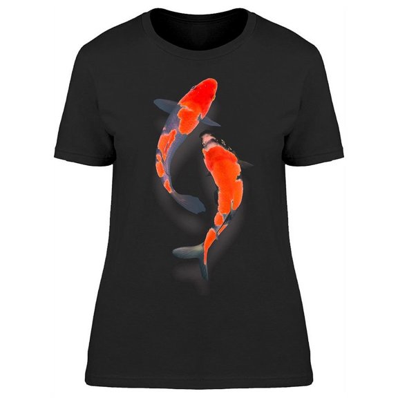 Cool Pair Of Kohaku Koi Fish T-Shirt Women -Image by Shutterstock, Female XX-Large