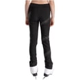 thumbnail image 4 of iixpin Kids Girls Figure Skating Pants Ice Skating Leggings Tights Rhinestone Gymnastic Dance Pants Training Wear Black 12, 4 of 7