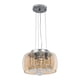 thumbnail image 1 of Lampara Colgante Iluminacion Luz Vic Cristal Bronce, 1 of 5