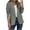Gray, variant on Women's Work Professional Blazer Plus Size Solid Color Long Sleeve Notched Lapel Open Front Jacket