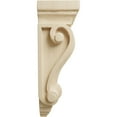 thumbnail image 3 of Ekena Millwork 4"W x 2 1/2"D x 7 1/2"H Cole Pilaster Wood Corbel, Rubberwood, 3 of 4