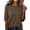 270#Brown, variant on Elbow Length Tops for Women Casual Half Sleeve Tee Shirts Summer Ladies Elderly Clothes Brown XL