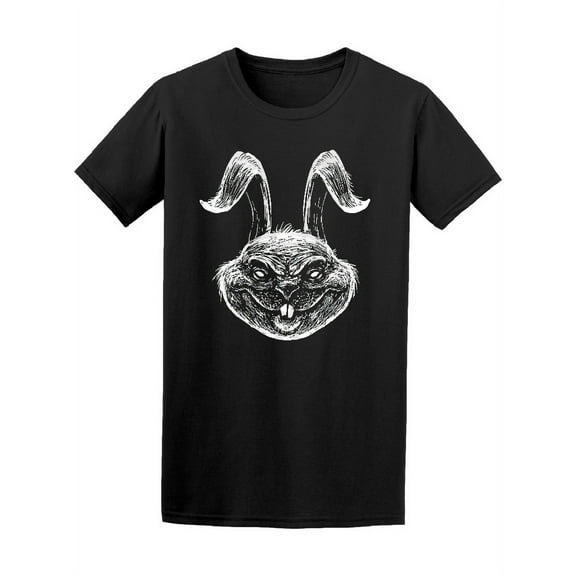 Angry Smile Rabbit Bunny T-Shirt Men -Image by Shutterstock, Male Small